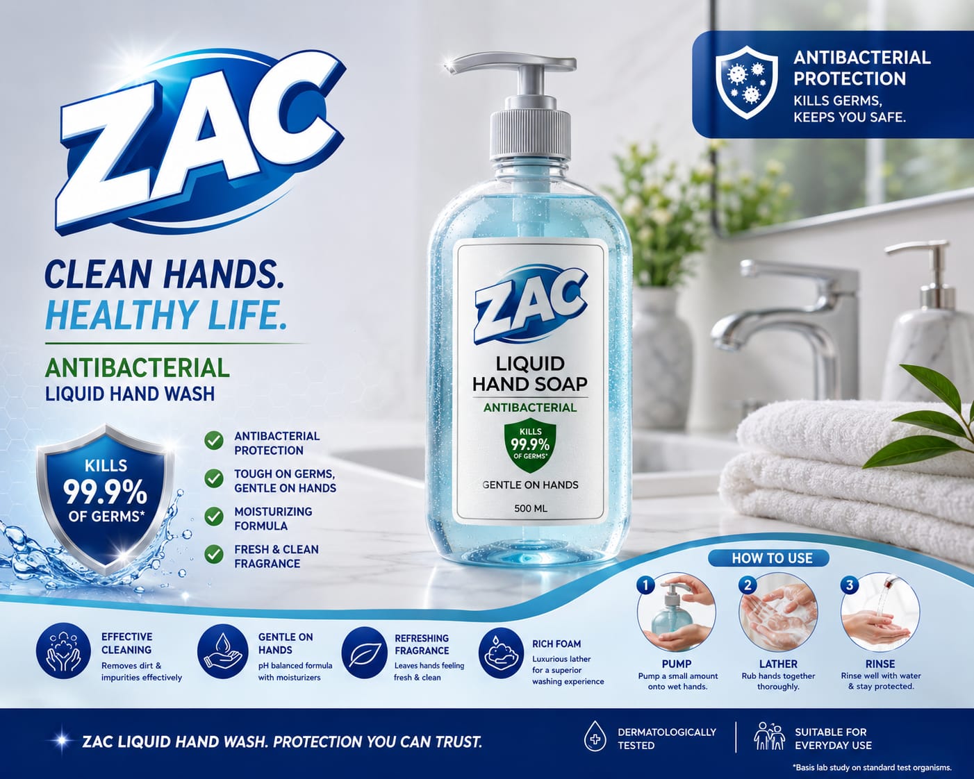 ZAC™ Anti-Bacterial Hand Wash