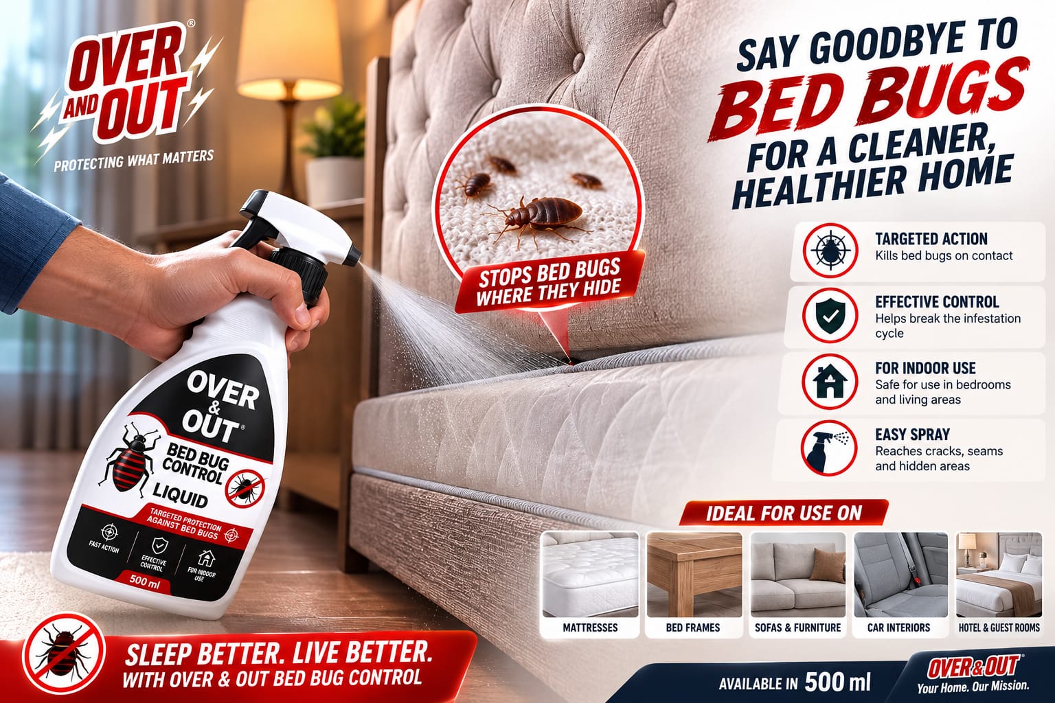Over & Out® Bed Bug Slayer