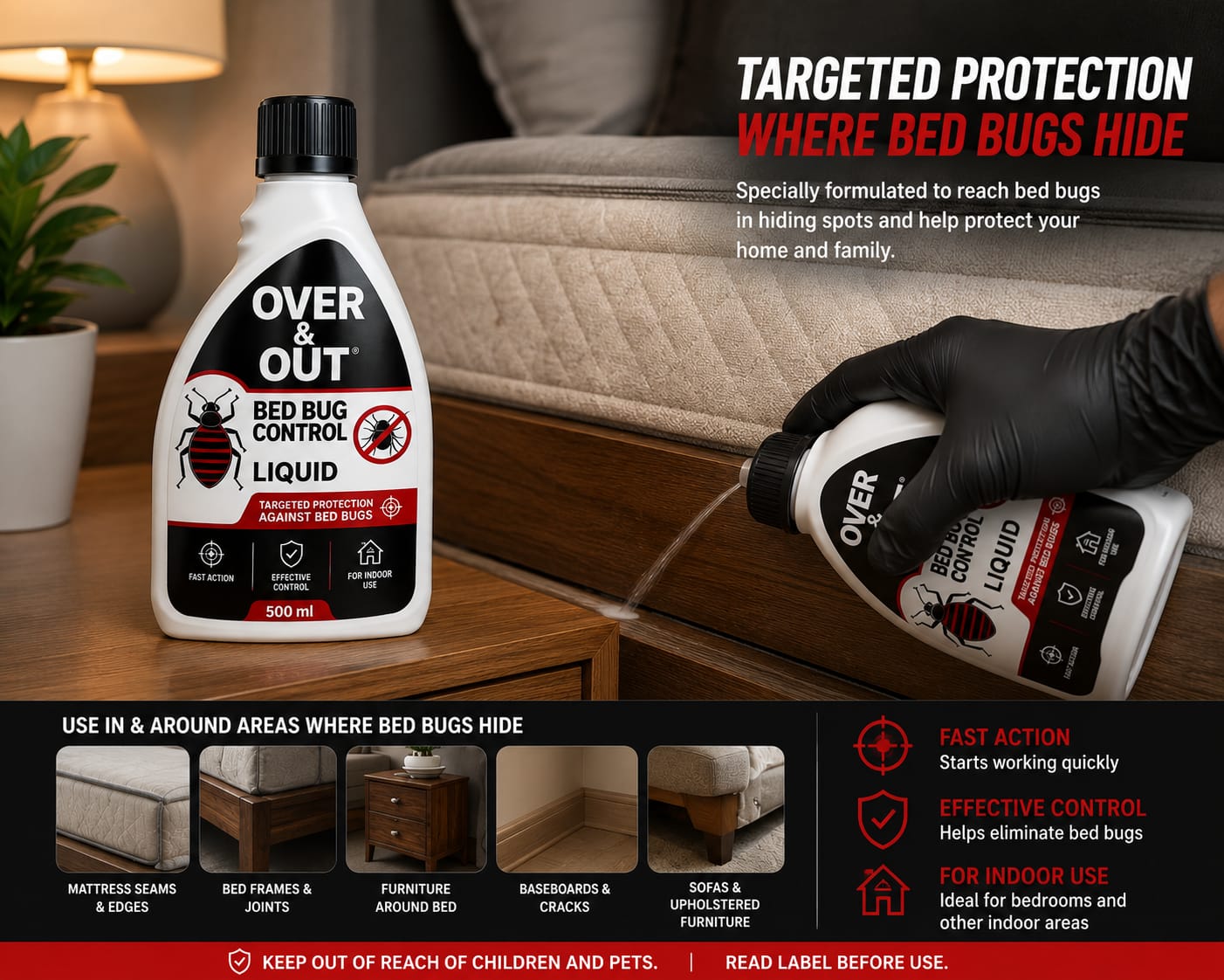Over & Out® Bed Bug Slayer