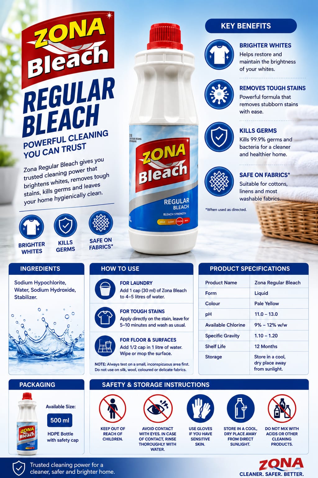 Zona® Multipurpose Bleach