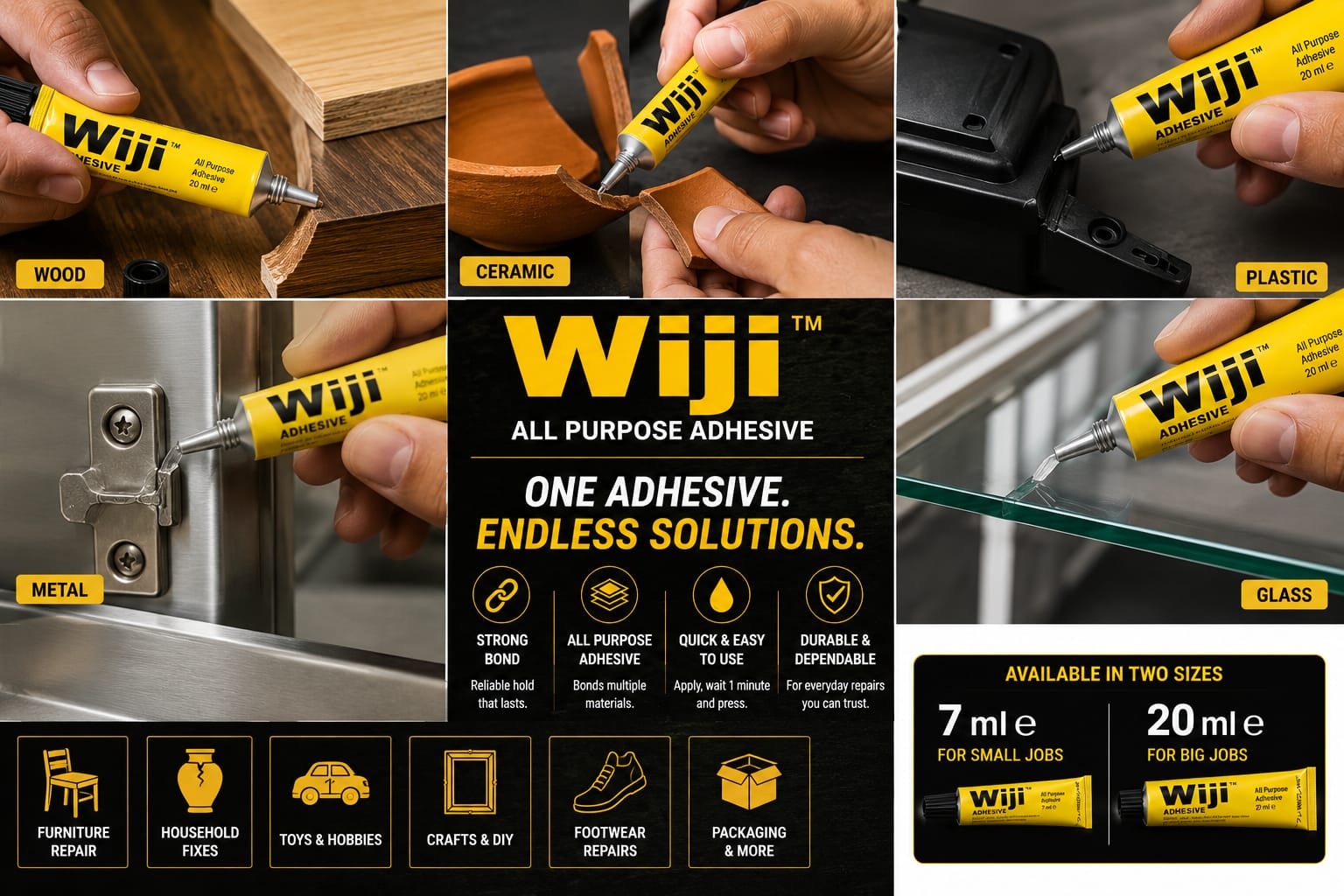 WIJI® All Purpose Adhesive