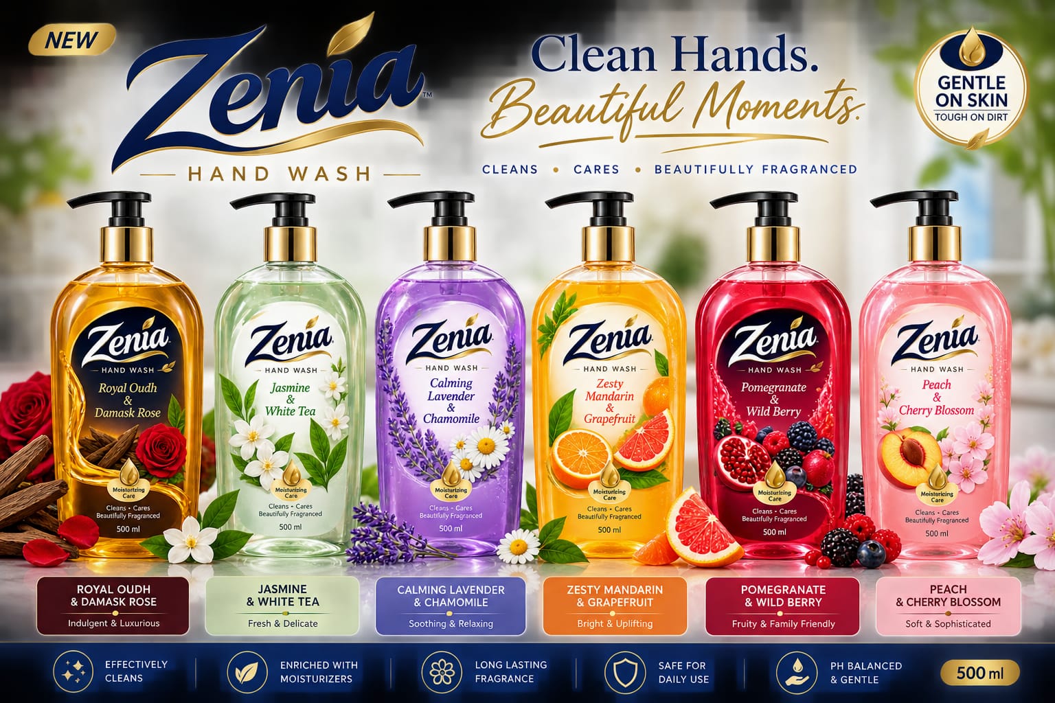 Zenia® Fragrant Premium Hand Wash