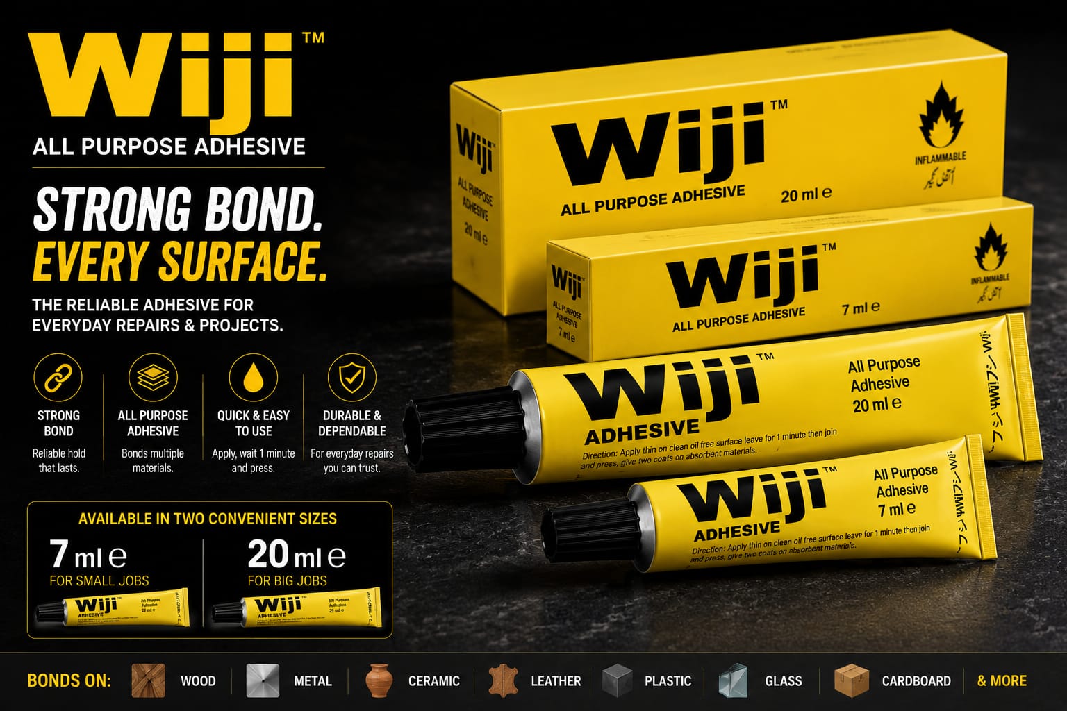 WIJI® All Purpose Adhesive