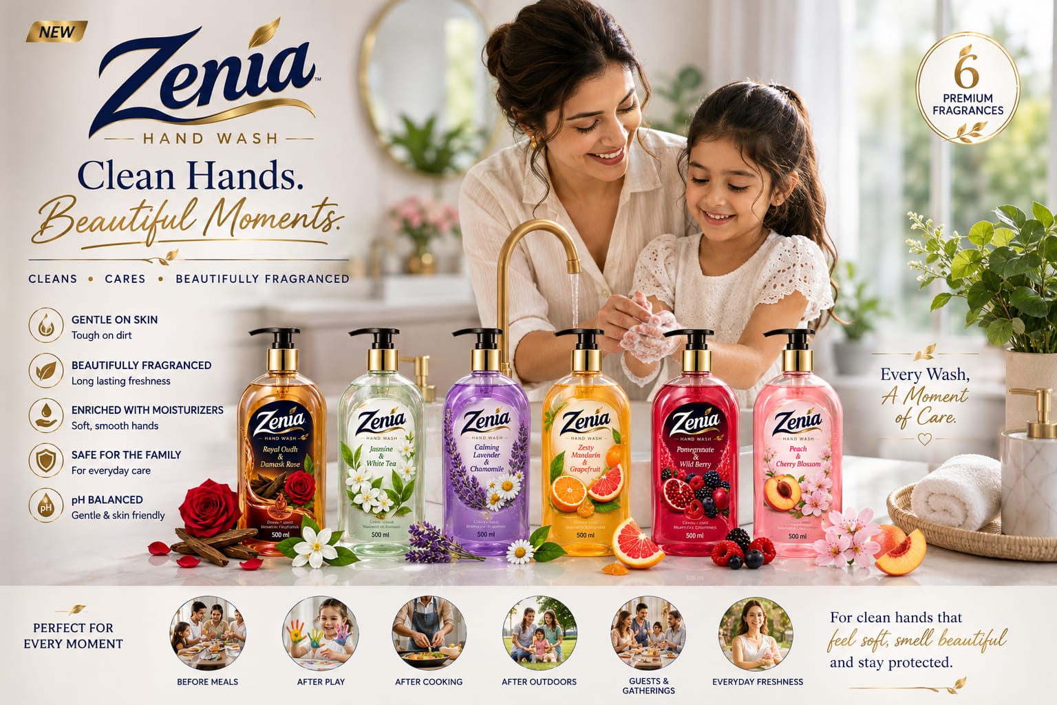 Zenia® Fragrant Premium Hand Wash