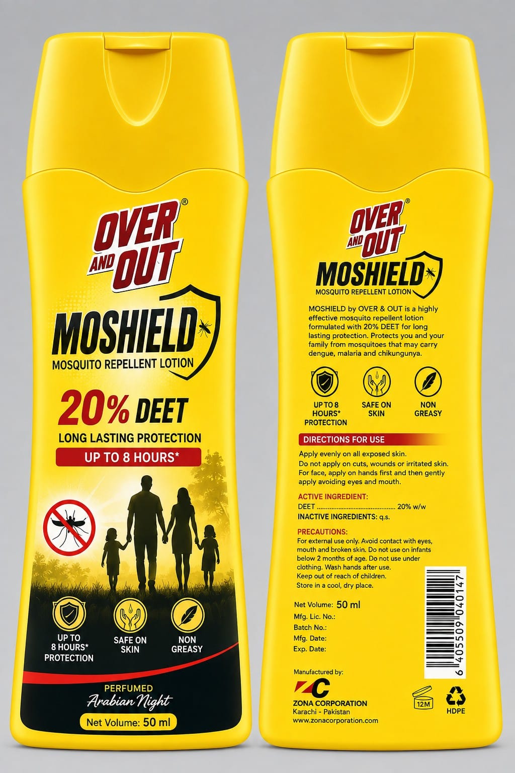 MosShield® DEET 20% Insect Repellent Lotion