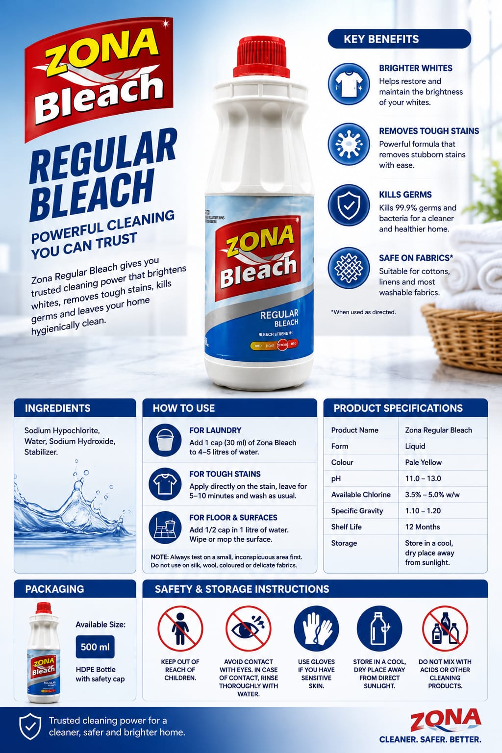 Zona® Multipurpose Bleach