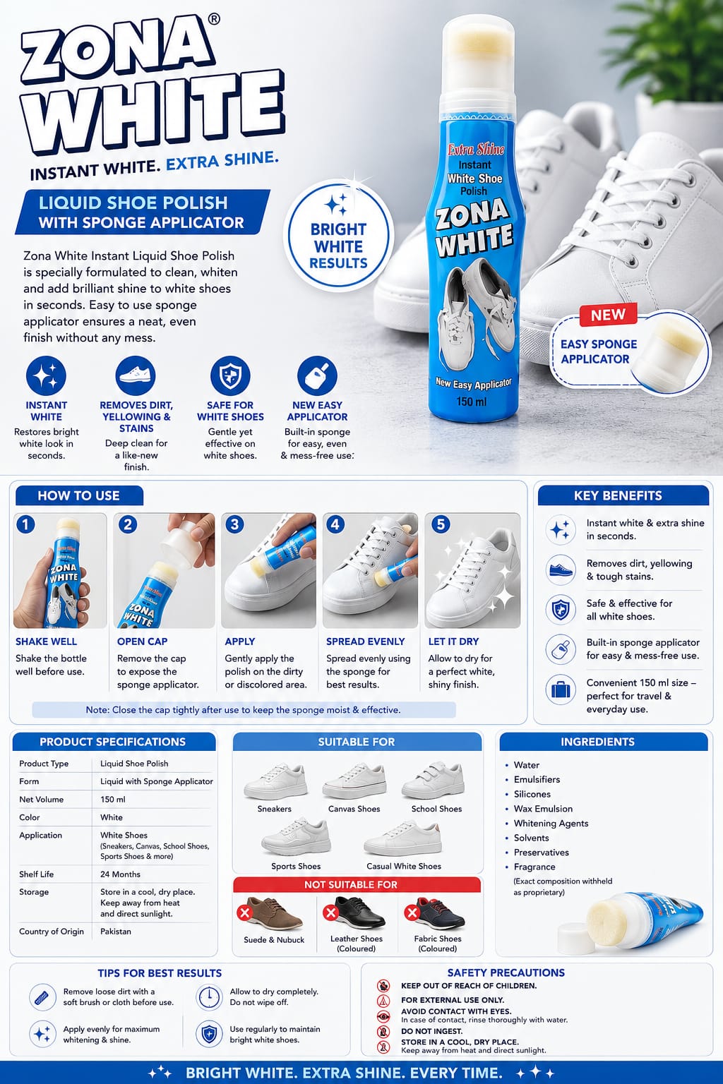 Zona® White Shoe Whitener