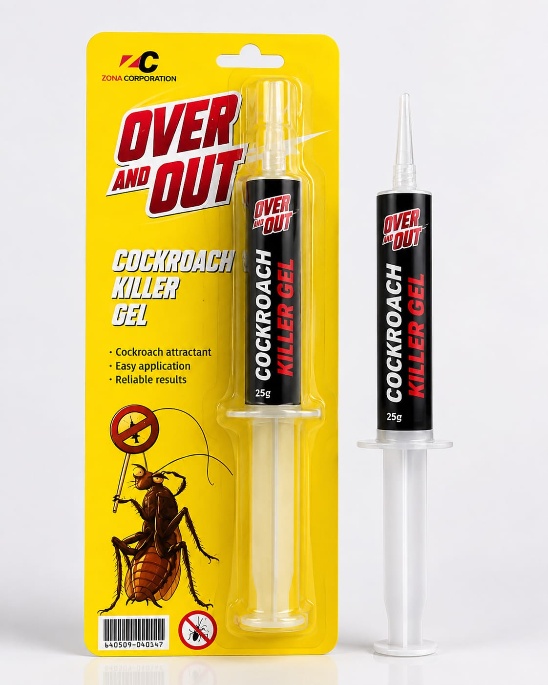 Over & Out® Cockroach Gel
