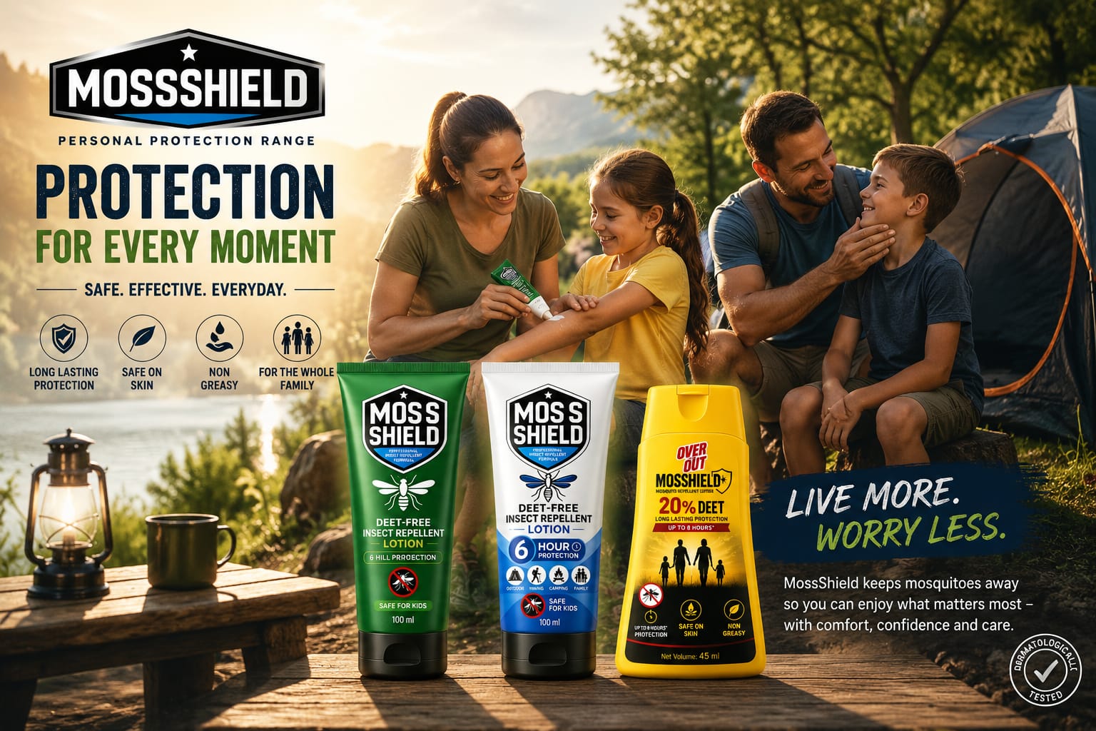 MosShield® DEET 20% Insect Repellent Lotion