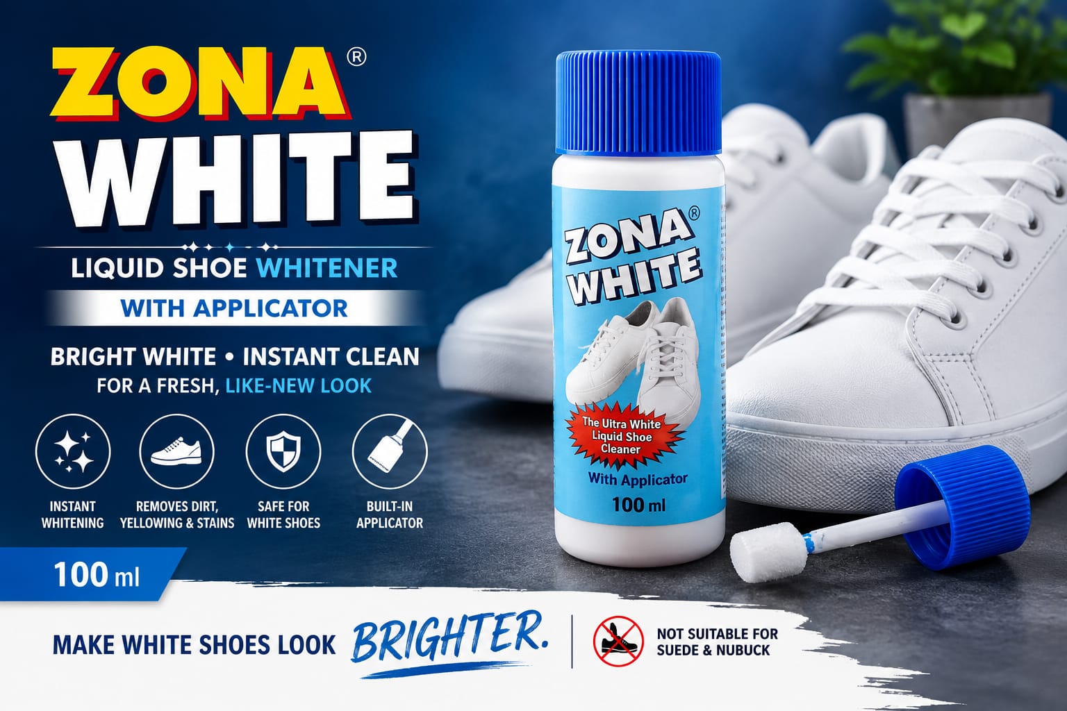 Zona® White Shoe Polish