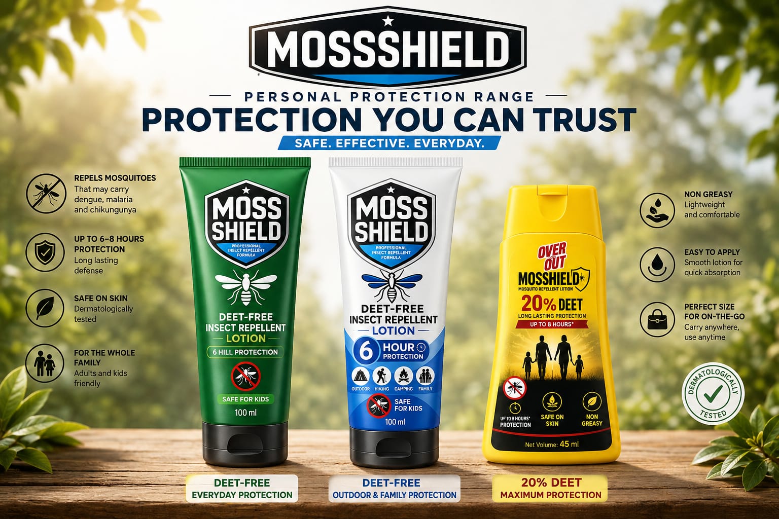 MosShield® DEET-Free Insect Repellent