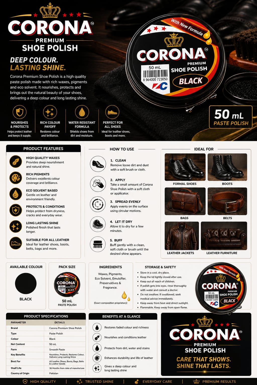 Corona® Shoe Polish
