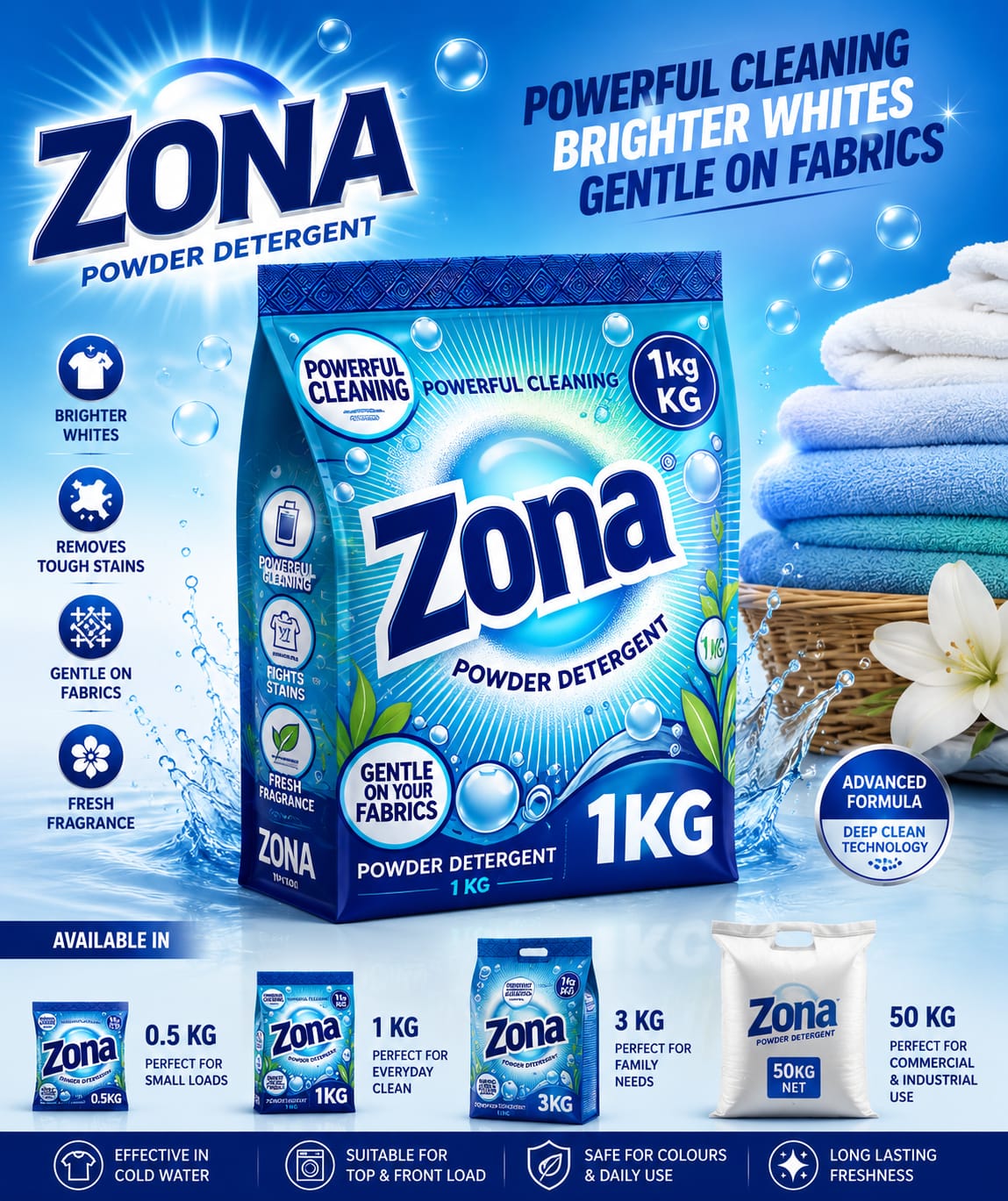Zona® Detergent Powder