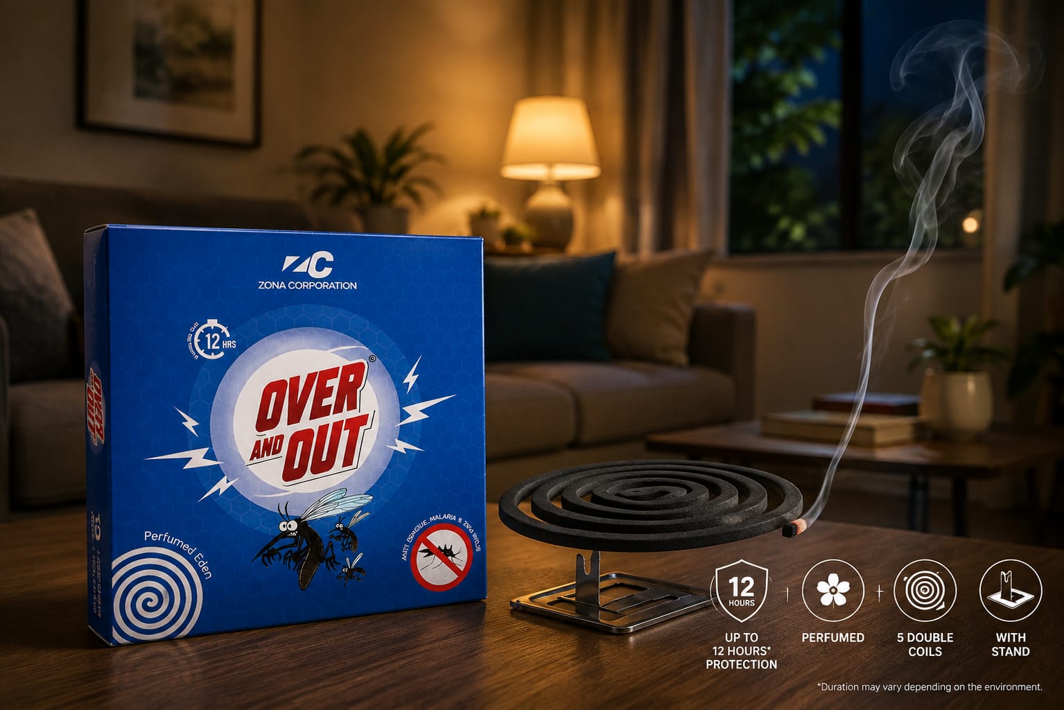 Over & Out® Mosquito Coils
